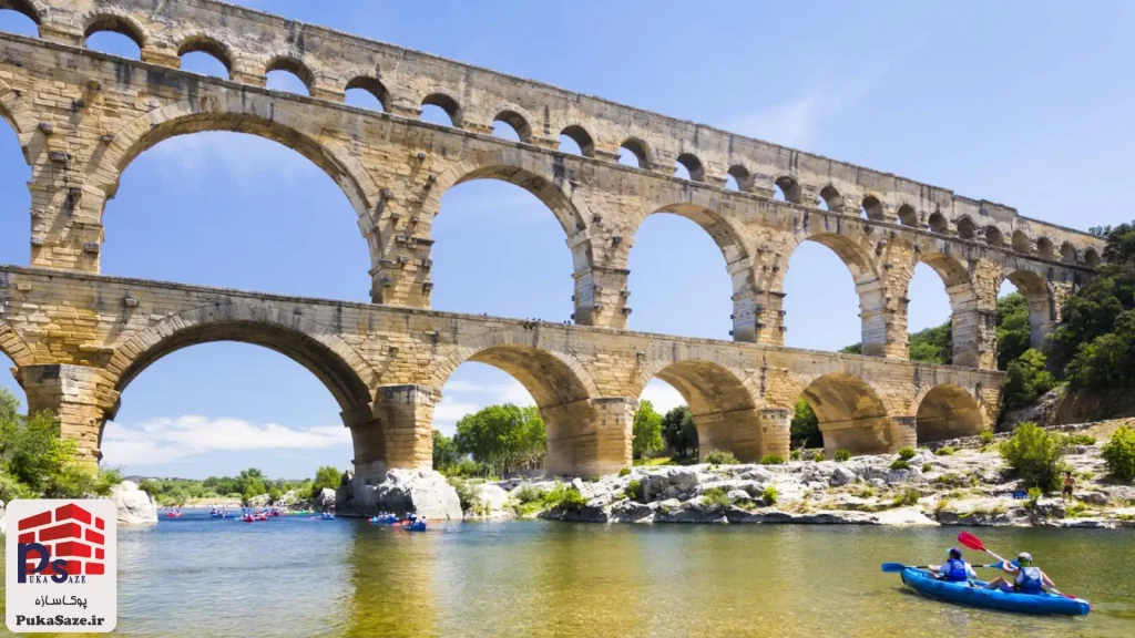 بنای فوق‌العاده پونت دی گارد (Pont du Gard) 