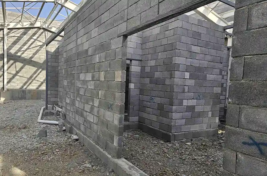 دیوارهای غیرباربر ساخته شده با بلوک سیمانی